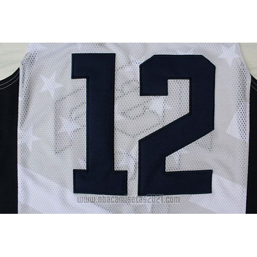 Camiseta USA 2012 James Harden #12 Blanco